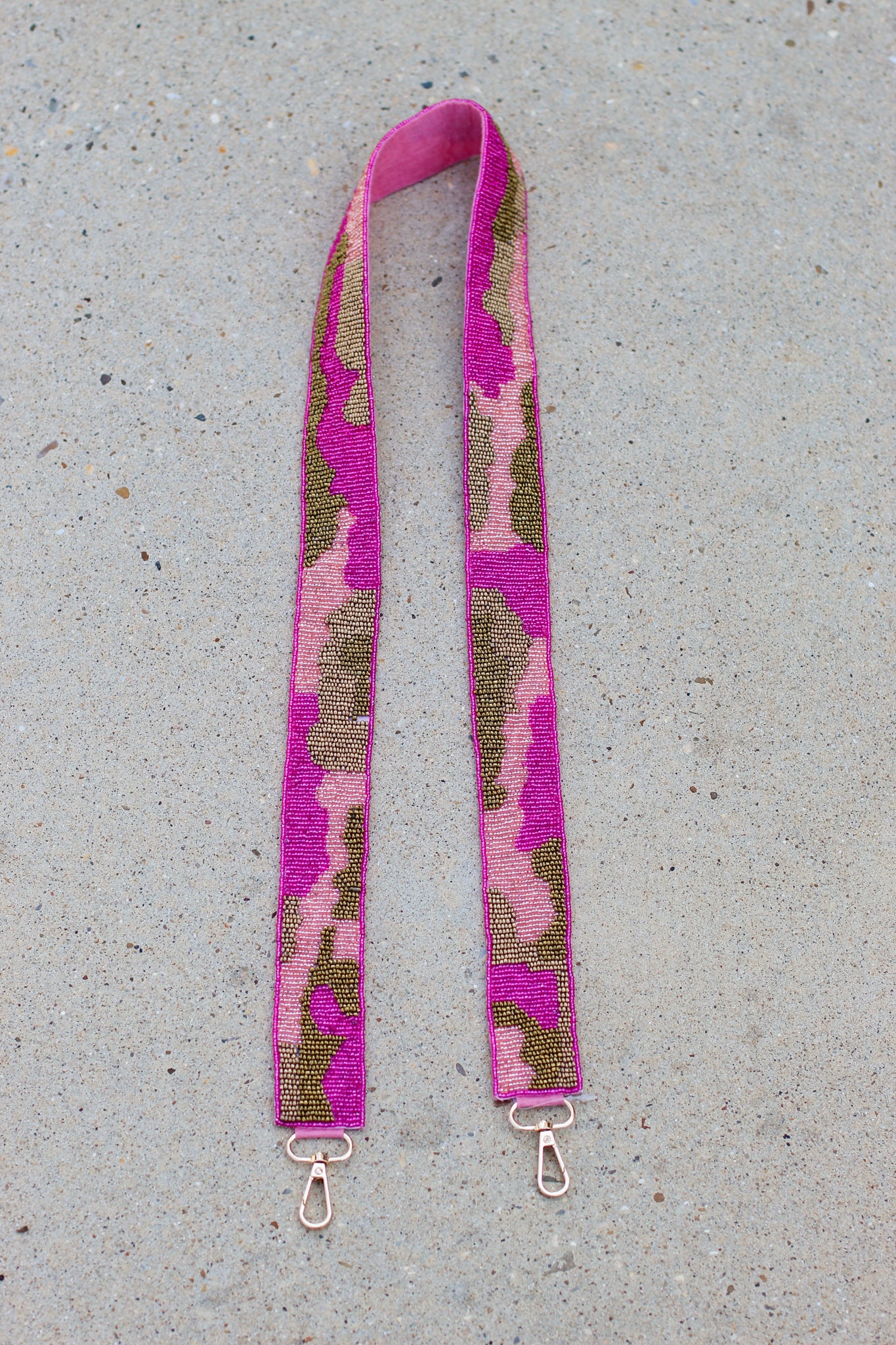 Camo Beaded Strap - Pink Multi - Two Chicks & Co. Louisville