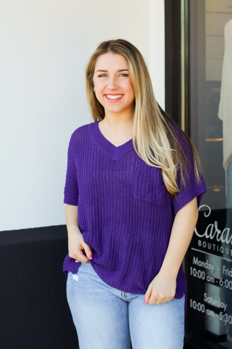 Seize the Day Top-Purple