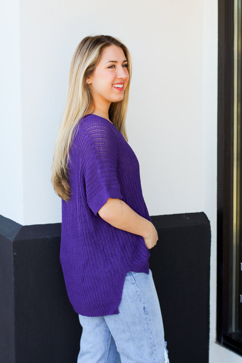 Seize the Day Top-Purple