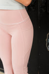Fit & Feisty Yoga Pants-Blush