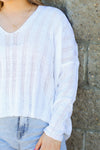 Katherine Knit Sweater-White
