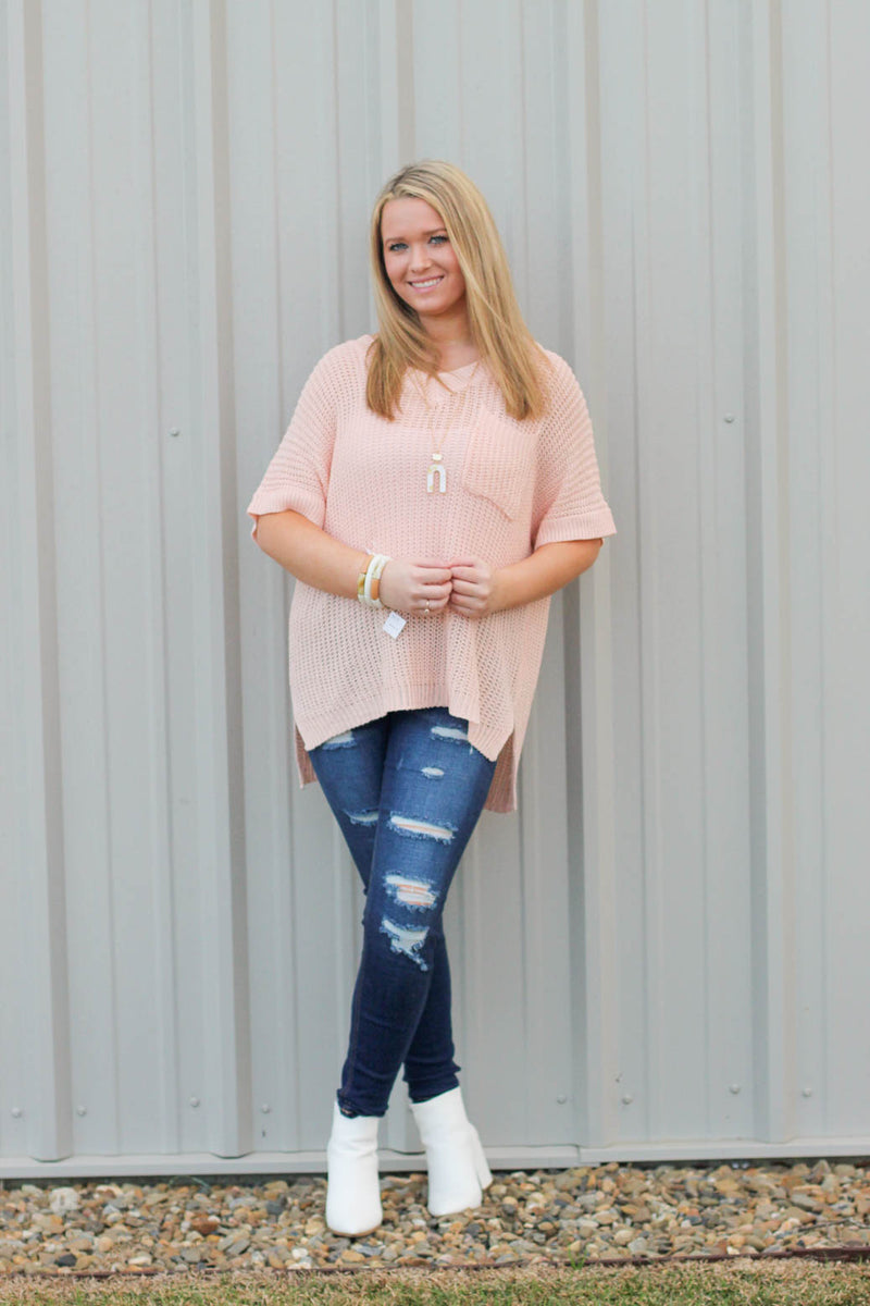 Seize the Day Top-Light Coral