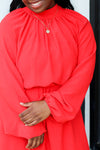 Actually Yes Dress-Red