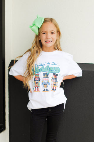 Crushin It Christmas Tee-White