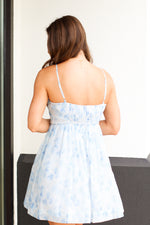 Caught in the Clouds Dress-Sky Blue