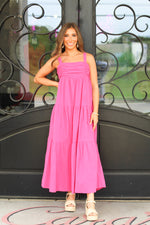 Covered in Sunshine Maxi-Hot Pink