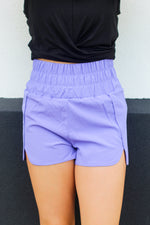 Trendy Active Shorts-Purple