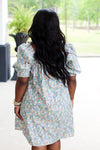 Groovy Smocked Dress-Beige