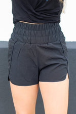 Trendy Active Shorts-Black