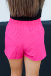 Trendy Active Shorts-Fuchsia