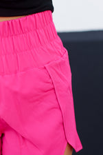 Trendy Active Shorts-Fuchsia