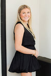 All Dressed Up Romper-Black