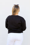 LOVE Patch Sweatshirt-Black