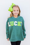 Lucky Patch Sweatshirt-Green