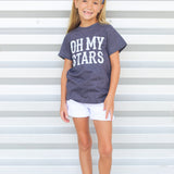 Oh My Stars Tee-Navy