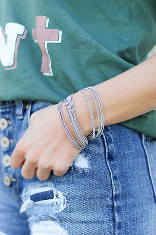 Bella Bracelets-Pewter