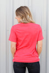 Mama Script Tee-Rose Red