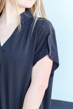 Day at the Lake Dress-Black