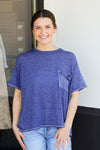 Boat Days Burnout Tee-Navy