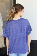Boat Days Burnout Tee-Navy