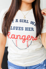 A Girl Who Loves Her Team Tee-Rangers