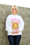 Nirvana Sweatshirt-White