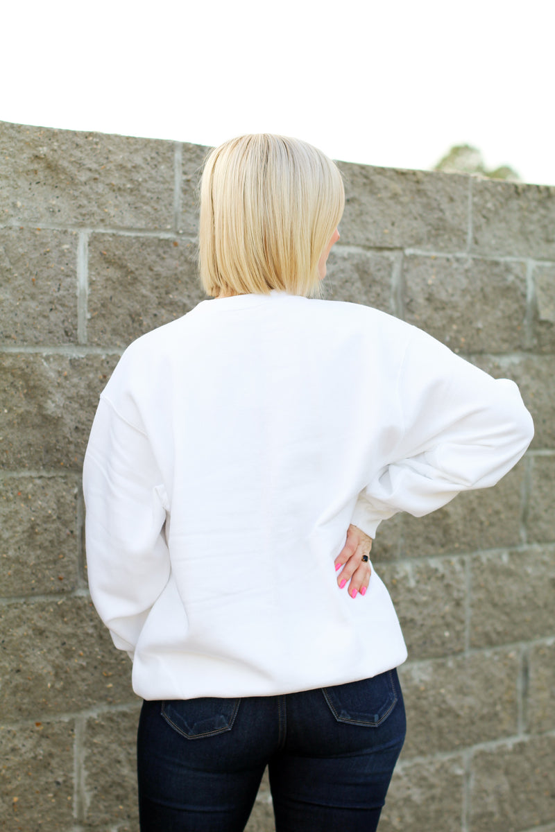 Nirvana Sweatshirt-White