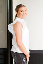 Dressy Spring Top-White