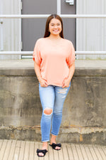 Making Memories Top-Tangerine