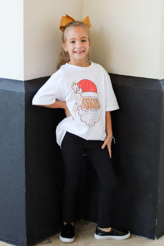 Believe Santa Tee-White