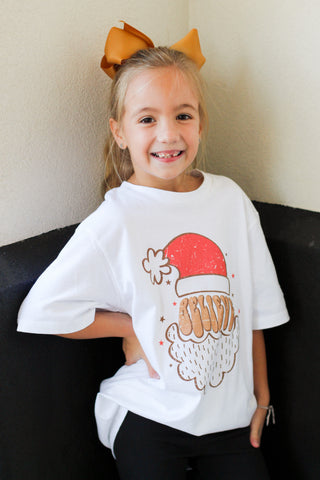Believe Santa Tee-White