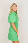 Kinda Obsessed Dress-Kelly Green