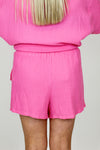 Joyful Jordan Shorts-Hot Pink