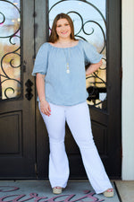 Love This Denim Top-Light Wash