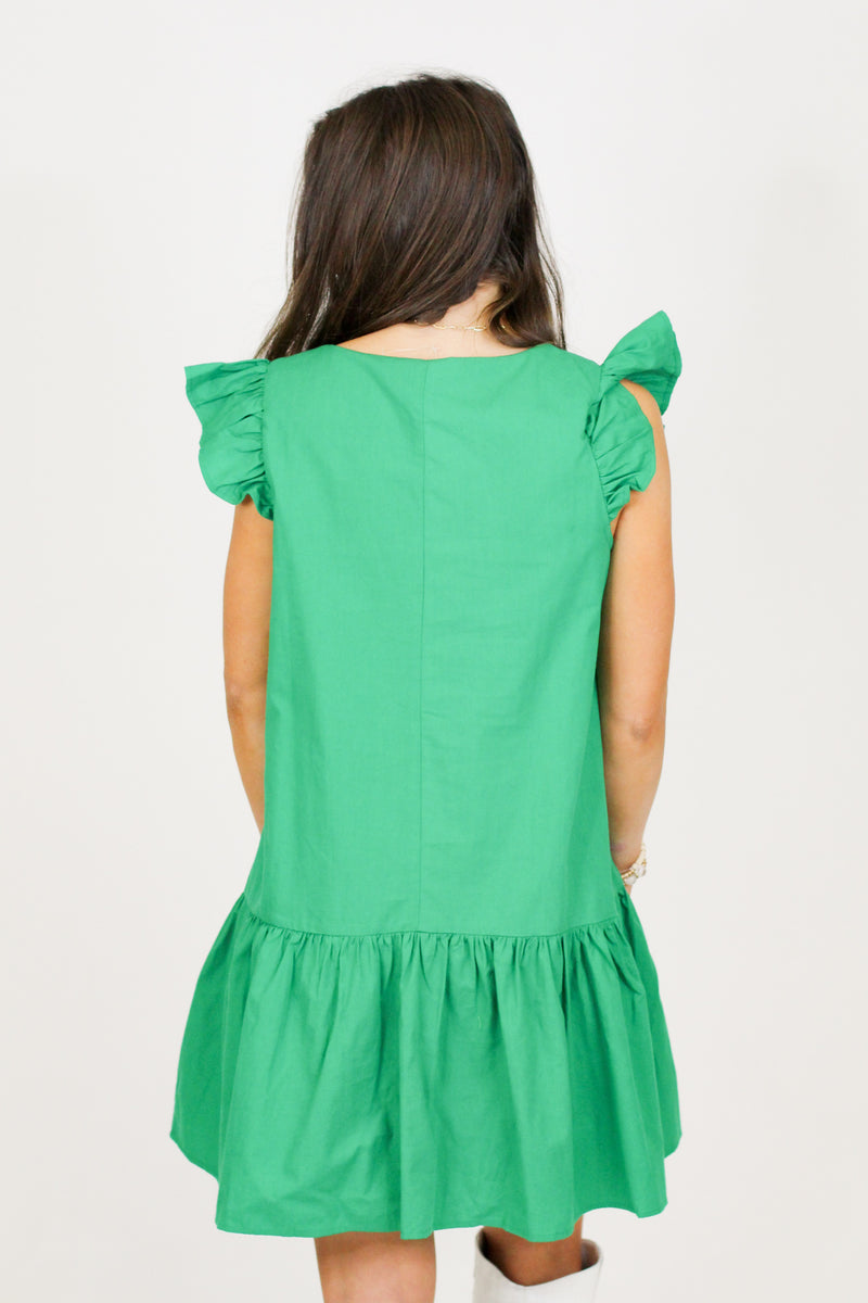 Busy Weekend Dress-Green