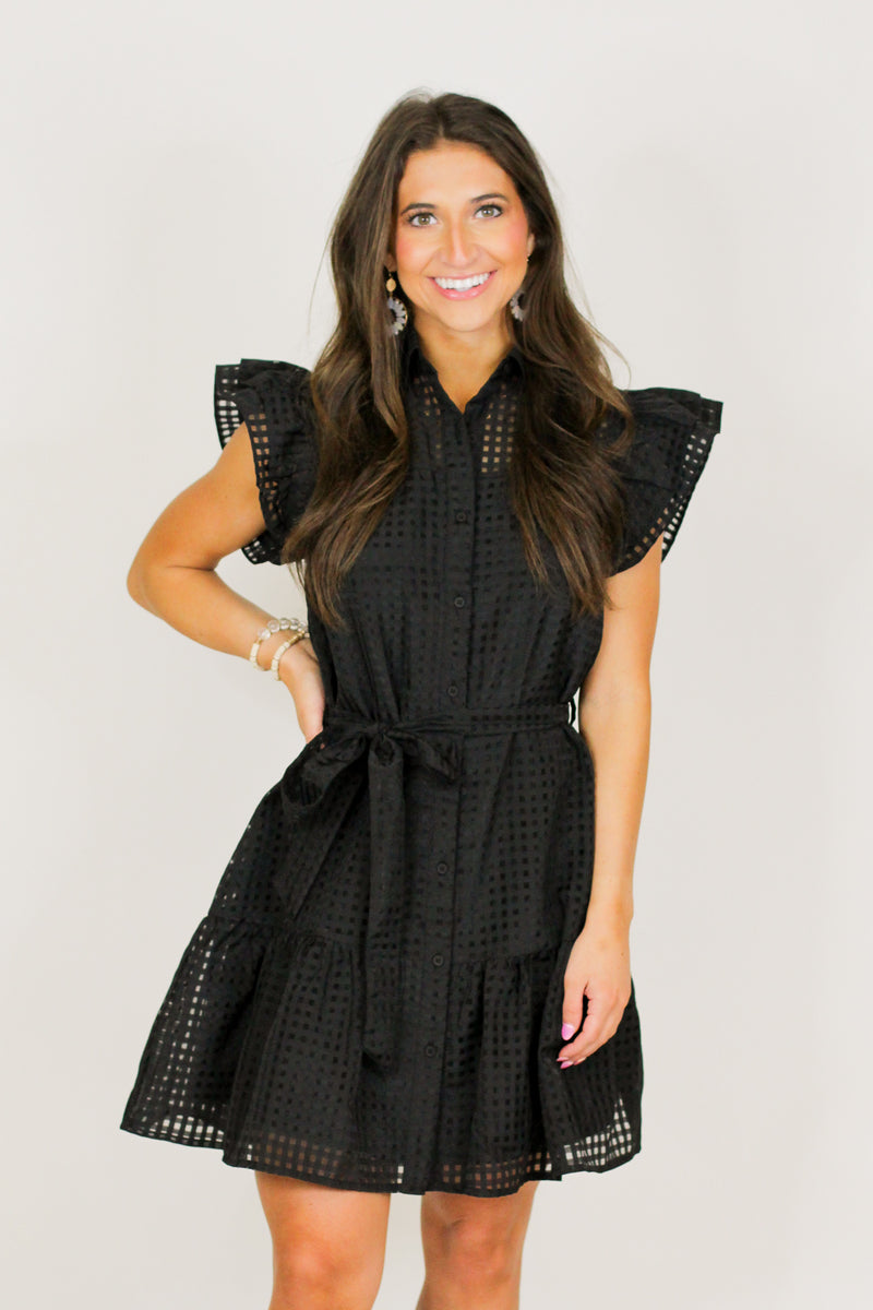 Prettiest Paula Dress-Black