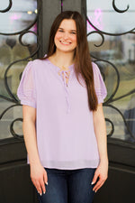 In The Office Top-Lavender