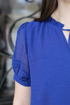 In The Office Top-Royal Blue