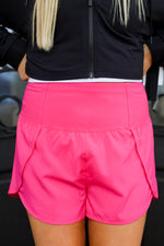 Ready To Run Shorts-Hot Pink