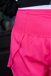 Ready To Run Shorts-Hot Pink