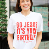 Go Jesus Tee-White