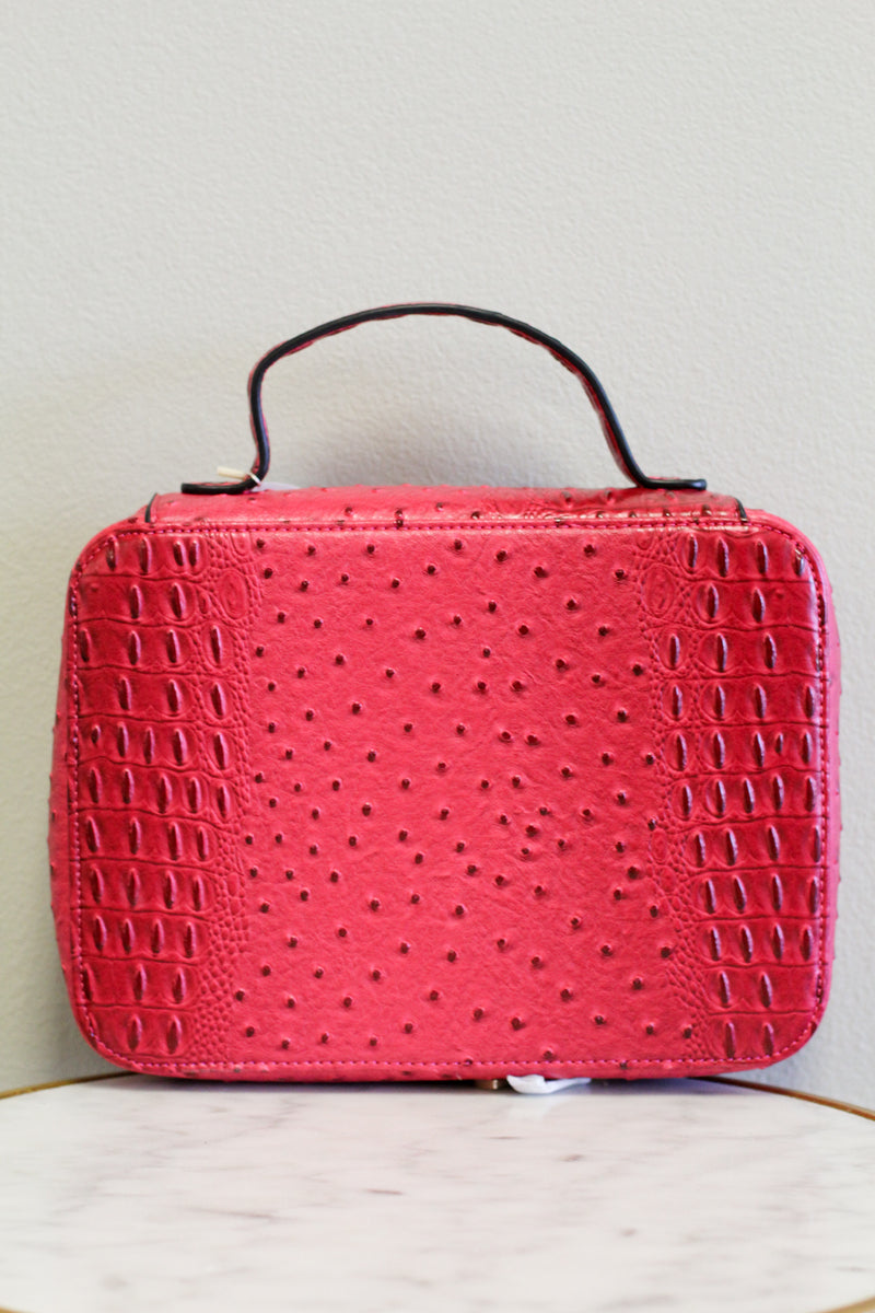 Textured Bible Bag-Hot Pink