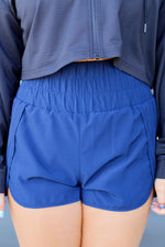 Trendy Active Shorts-Navy