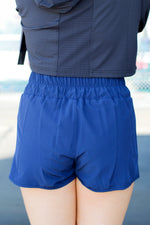Trendy Active Shorts-Navy