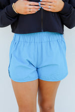 Cutest Cardio Shorts-Bright Blue