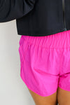 Cutest Cardio Shorts-Hot Pink