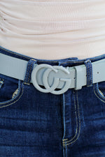 Monochrome Thick CG Belt-Grey