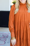 Adorable Ashton Dress-Pumpkin