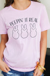 Peepin' It Real Tee-Lavender