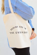 Canvas Tote Bag-Seeking God